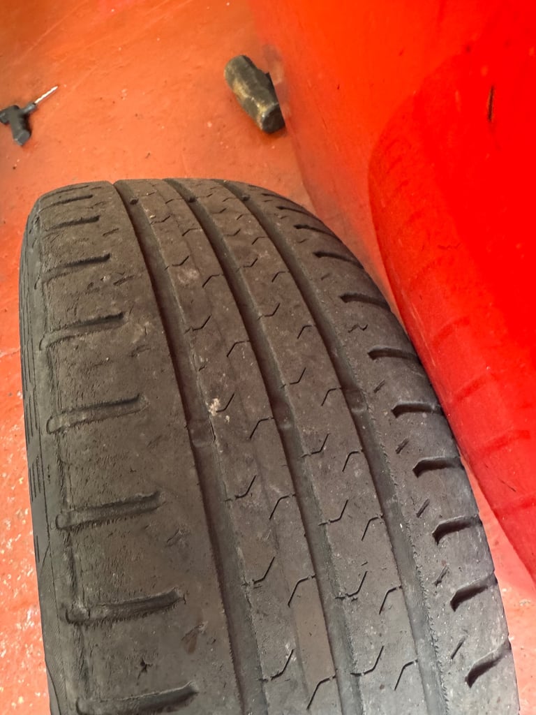 4 x Original Fiat 500 alloys and tyres! 15 inch - Good condition!