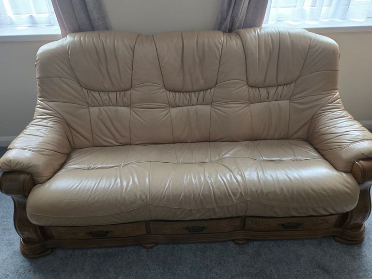 image for Vintage sofa set 2 and 3 seater 