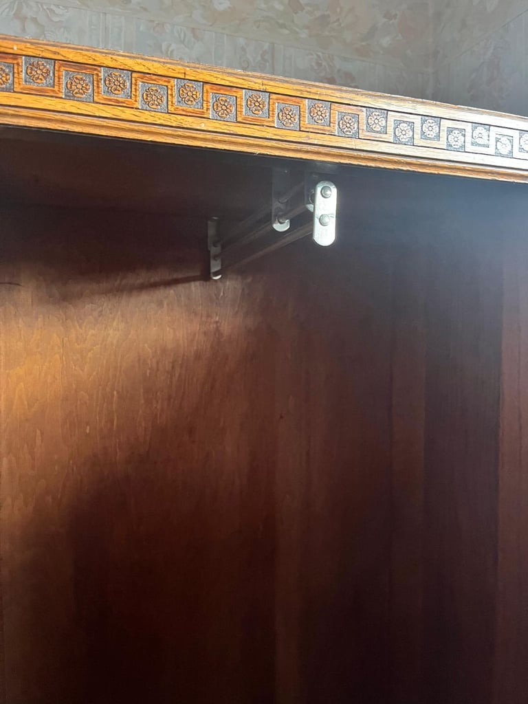 Small wooden wardrobe 