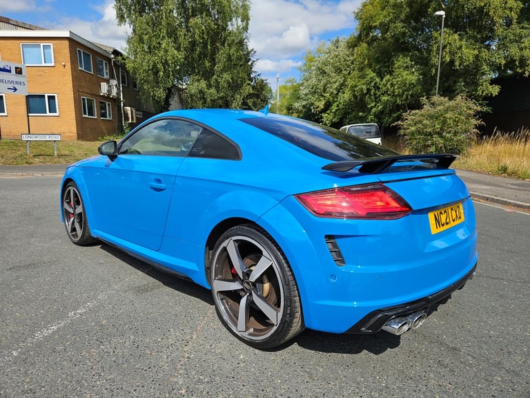2021 AUDI TT 50 TFSI 320 Quattro TTS Vorsprung S Tronic Blue Damaged Repaired