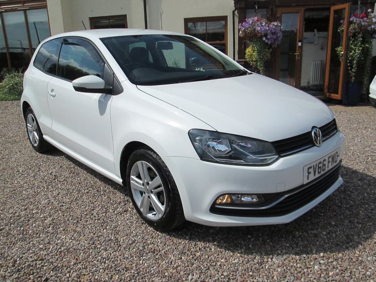 image for Polo 1.2 TSi Match. 2016. White. 3 Door. 82000 mls. Service history. MOT 07/26