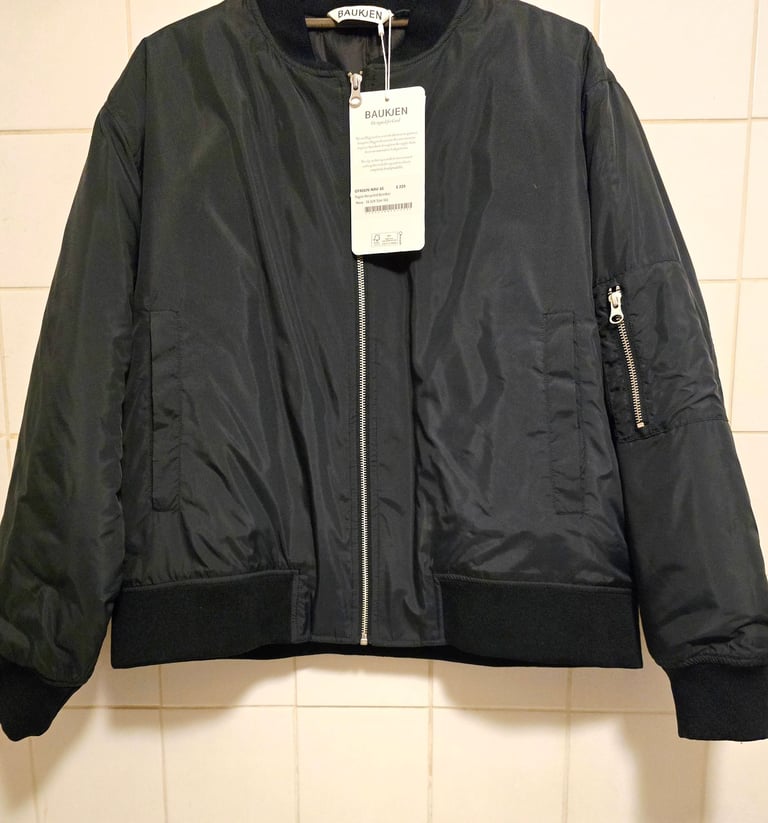 Baukjen Tegan Recycled Bomber Jacket Brand New With Tags 