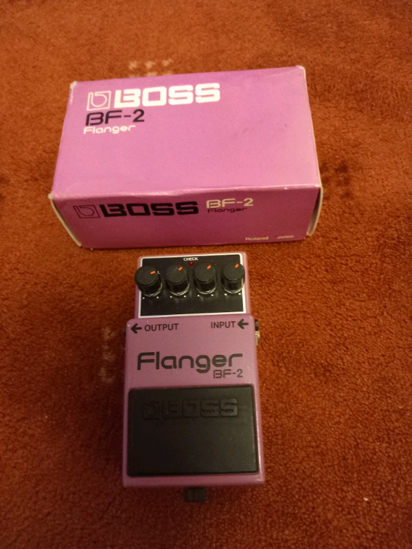 Boss bf2 flanger pedal