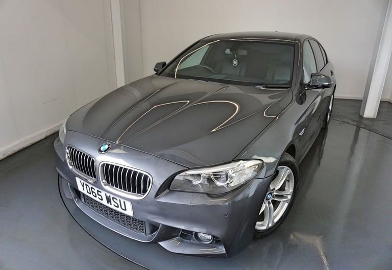 image for 2015 BMW 5 Series 2.0 520d M Sport Saloon 4dr Diesel Auto-2 OWNER CAR FINISHED IN MINERAL GRE Sal...