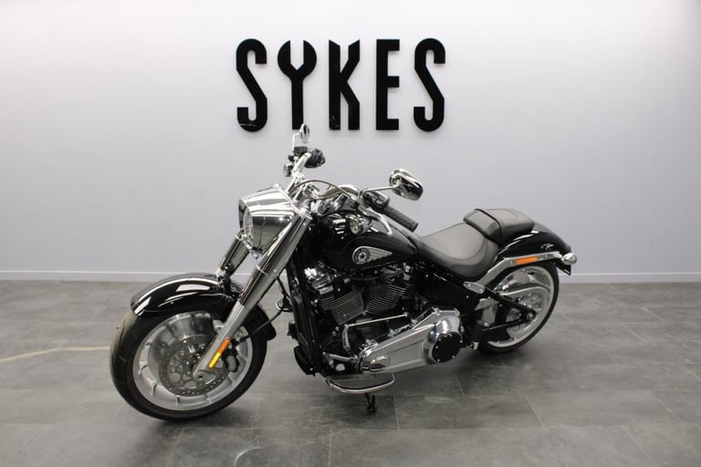 2025 Harley-Davidson FLFBS Softail Fat Boy 117 in Vivid Black   