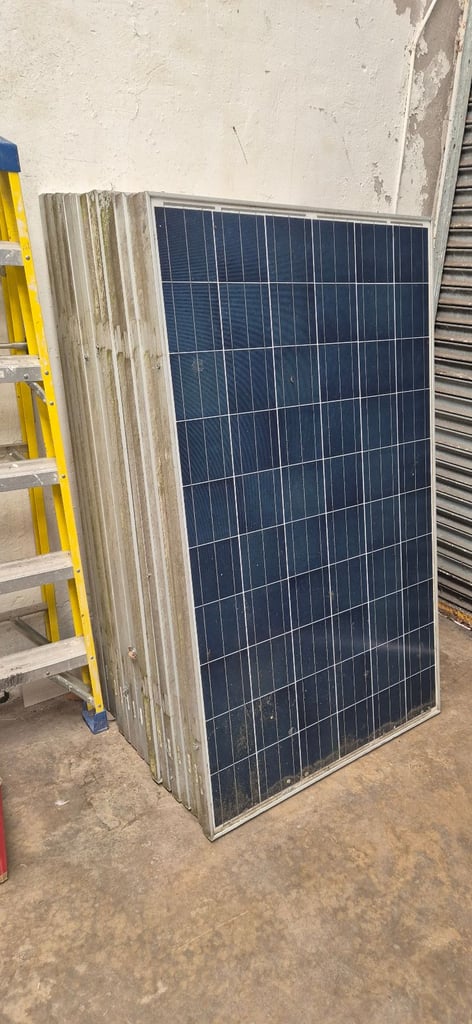 Used solar panels