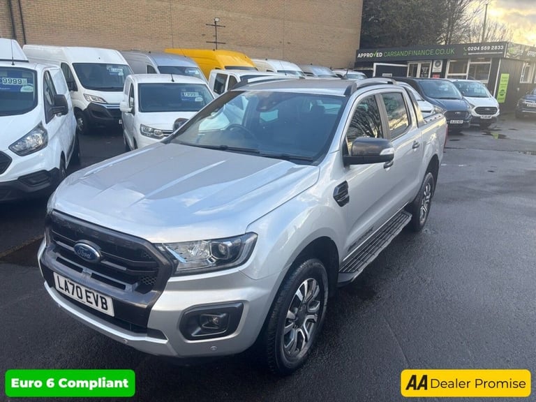 2020 Ford Ranger 2.0 EcoBlue Wildtrak in silver, 56,000 miles, 2 owners, Euro 6 ULEZ, 4x4, a PICK...
