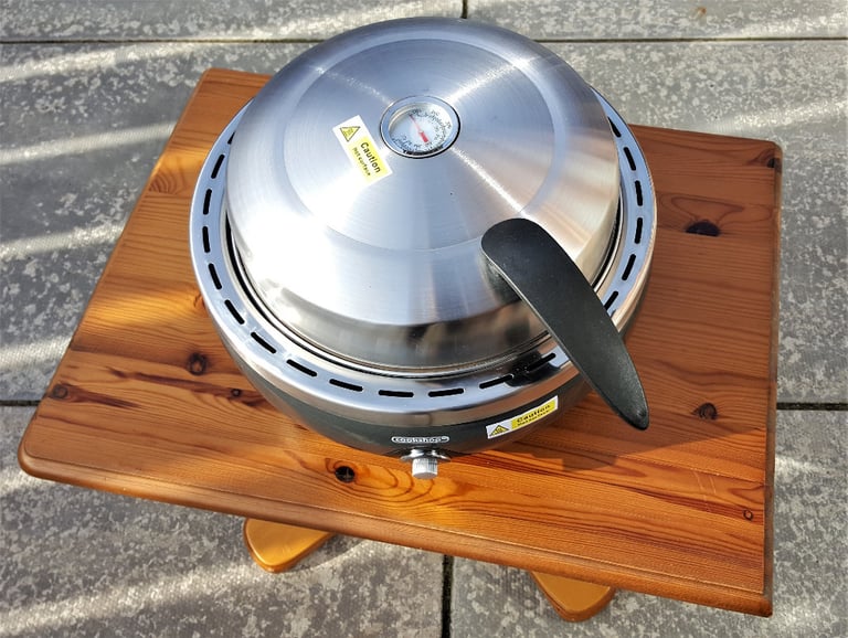 Cookshop Portable Fan Assisted BBQ + Free Stand - Used Once 