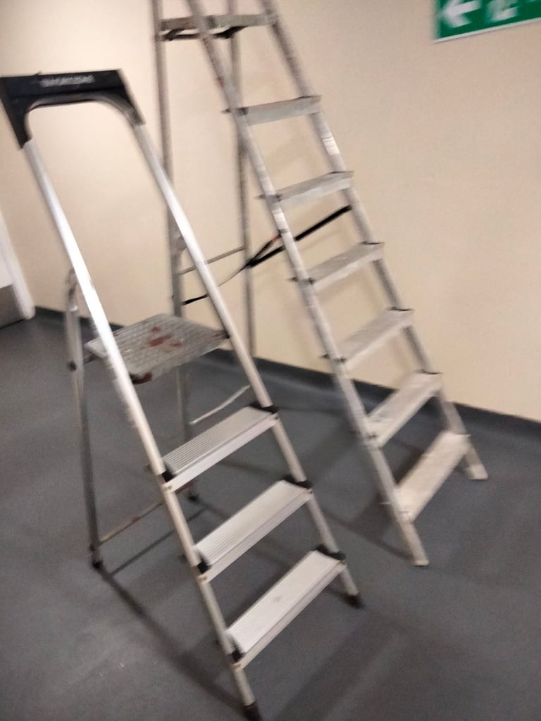 Ladders X 2 painting and decorating. Small jn large 