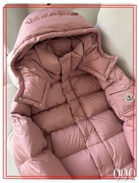 women moncler down jacket pink