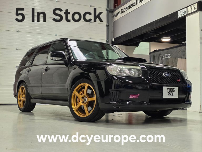 image for SUBARU FORESTER Sti Sg9 FACELIFT Japanese Import JDM Black Manual Petrol 2006