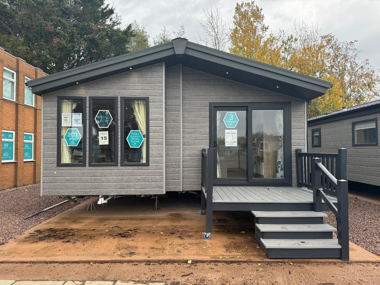 3 Bed Willerby Pinehurst Twin Lodge - Residential Spec Offsite For Private Land