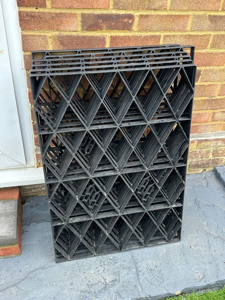 image for 6 x ECODECK - GREENHOUSE GARDEN SHED BASE - PLASTIC HEAVY DUTY GRIDS