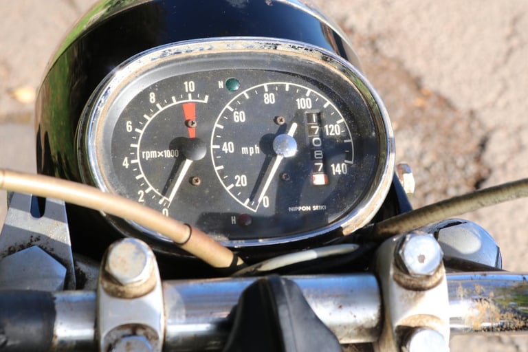 Honda CB450 CB 450 Blackbomber 1967 UK bike, winter restoration project.
