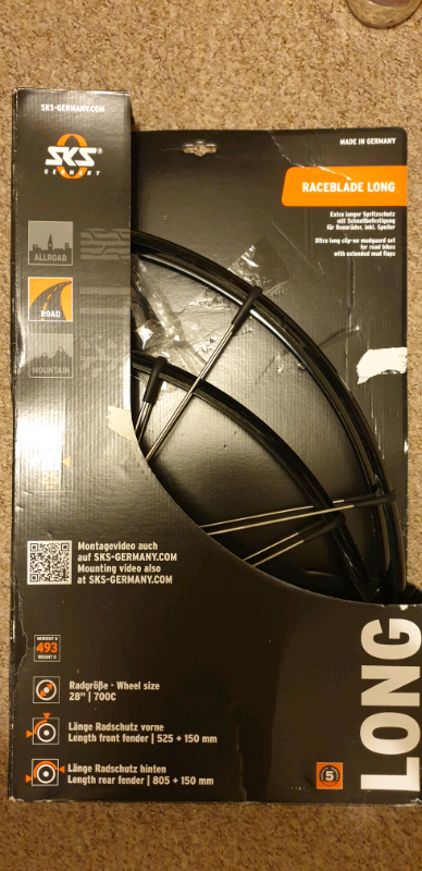 image for SKS Germany Raceblade Pro & Raceblade Long Mudguard Set, Bicycle Acces