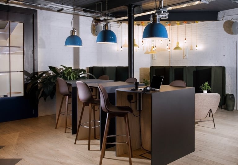 Furnished offices to rent in *Holloway*. Office Spaces for 4 to 230 desks N7