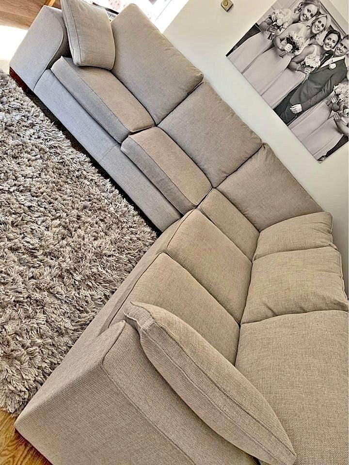 image for Large grey corner sofa 