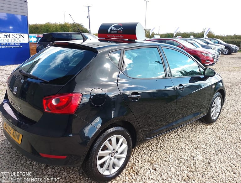 SEAT IBIZA 1.4 SE Black Manual Petrol 2013