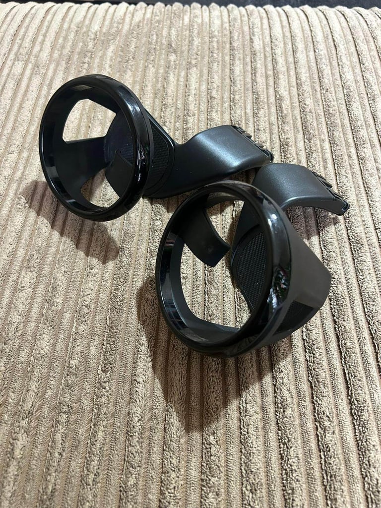 Genuine Abarth 124 Cup Holders- Piano Black