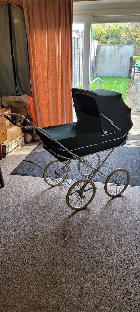 Vintage silver Cross pram 