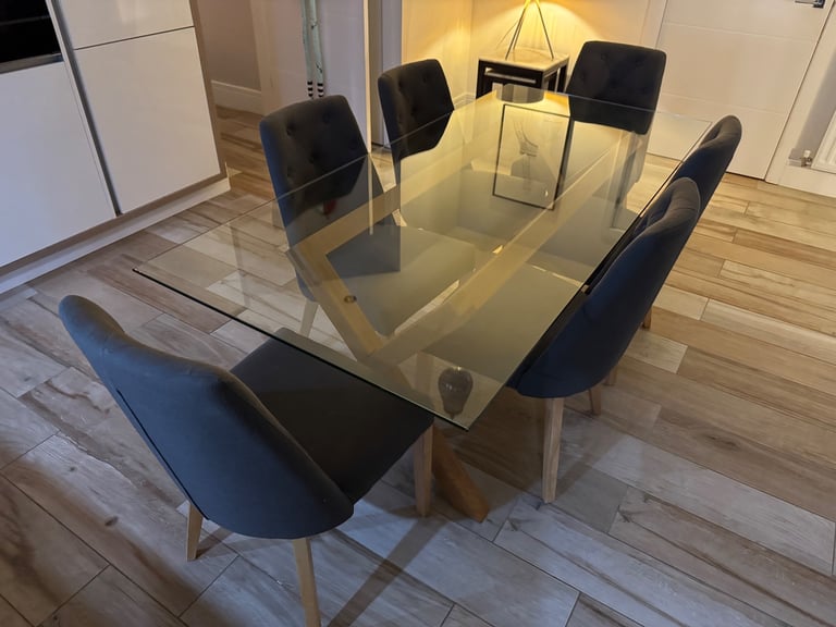 image for Glass dining table