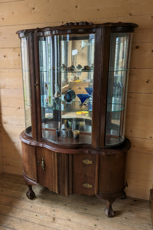Antique Edwardian Display Cabinet 