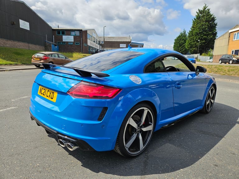 2021 AUDI TT 50 TFSI 320 Quattro TTS Vorsprung S Tronic Blue Damaged Repaired