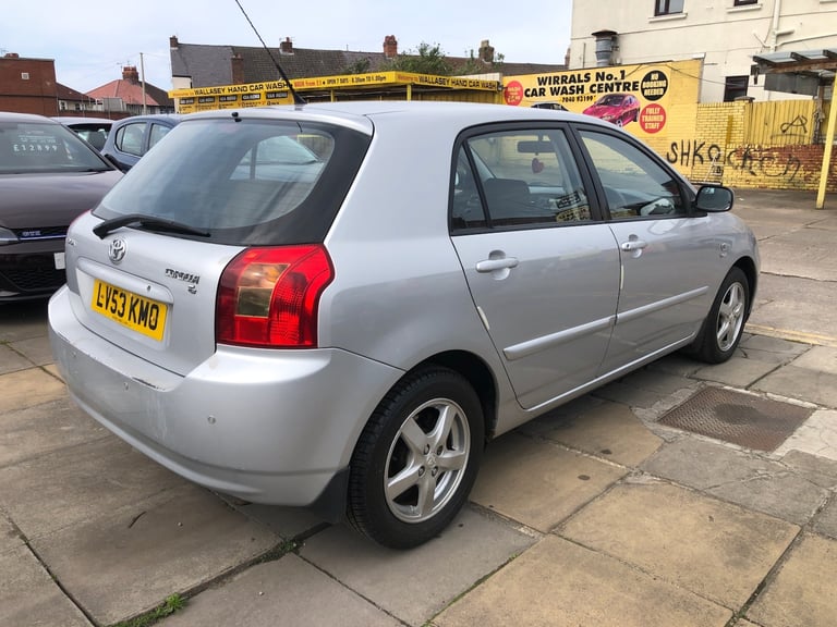 2003 Toyota Corolla 1.6 VVT-i T3 5dr Auto HATCHBACK Petrol Automatic