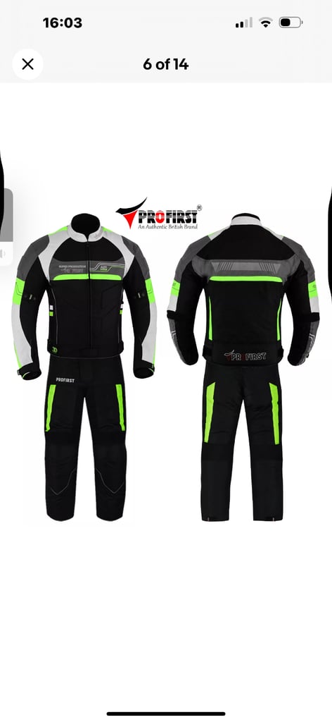Motorbike jacket and pants 