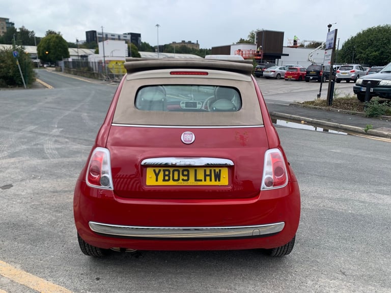 2009 Fiat 500 1.2 Lounge 2dr [Start Stop] CONVERTIBLE Petrol Manual