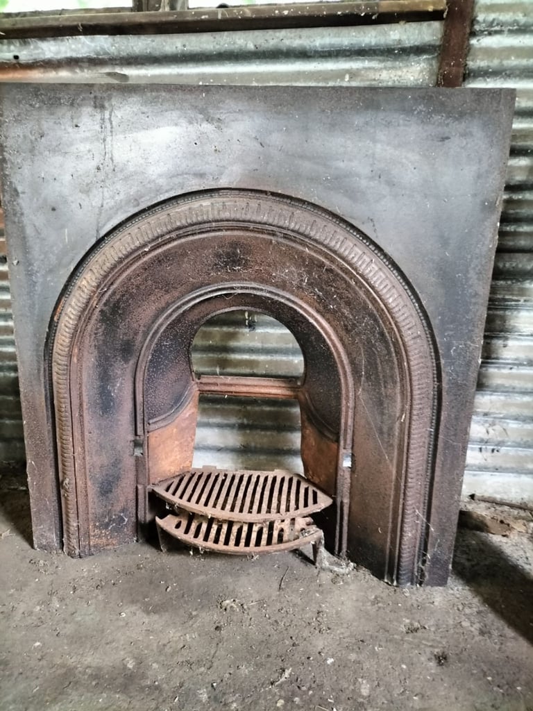 Victorian cast iron fireplace