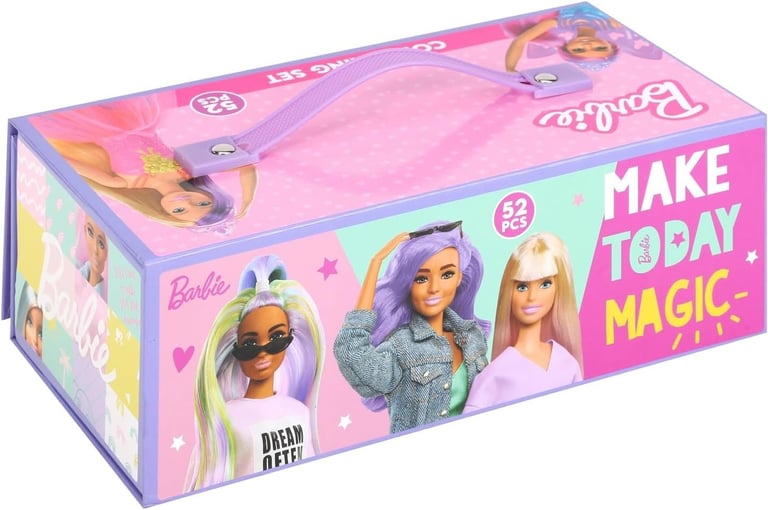 official barbie colouring 3 drawer chest brand new sealed.