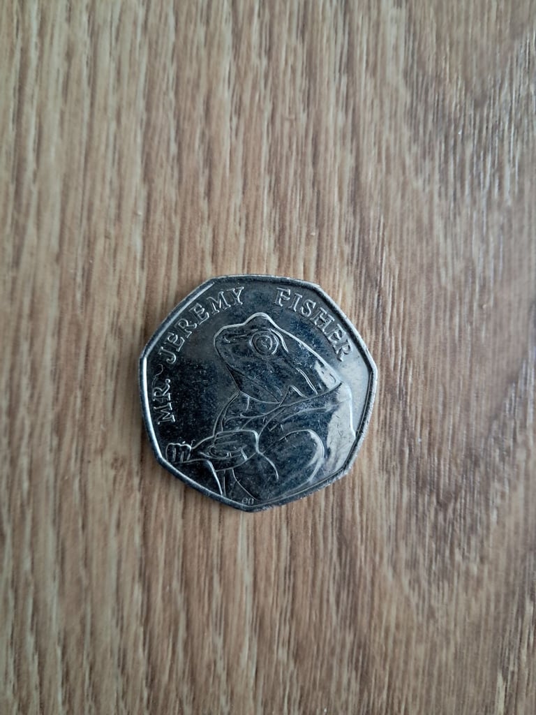 3 Beatrix Potter 50p Collectors Coins 