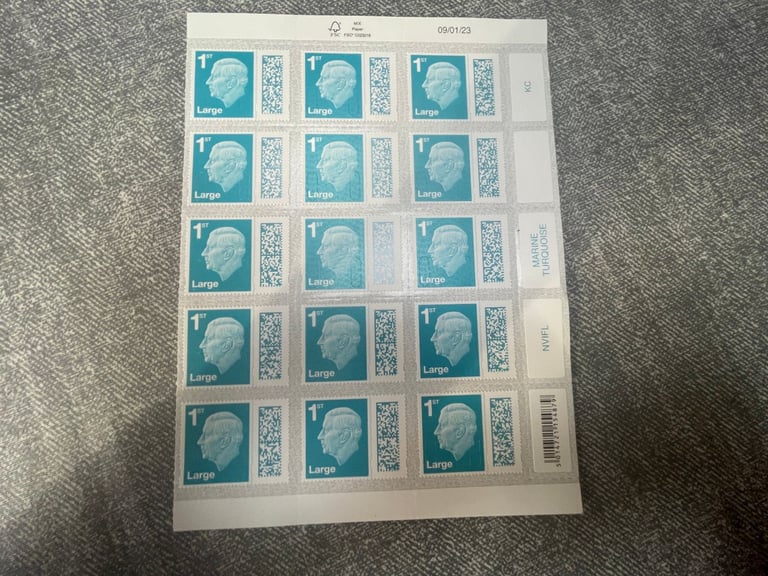image for First Class Large Stamps