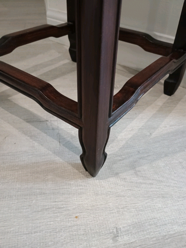 Far Eastern Furniture Chinese Rosewood Plant / Lamp Stand 