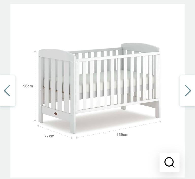 Boori nursery set, cor bed. Changing table, wardrobe. 