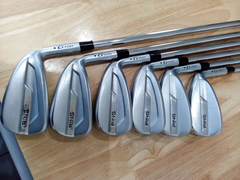 Ping G700 black dot irons. SOLD.