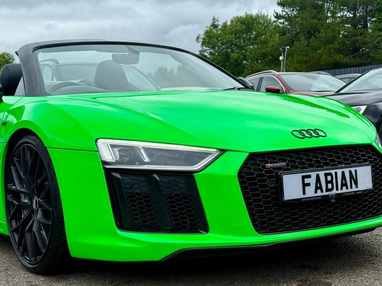2017 Audi R8 5.2 FSI V10 Spyder S Tronic Quattro **£22,000 of Spec - Ceramics**