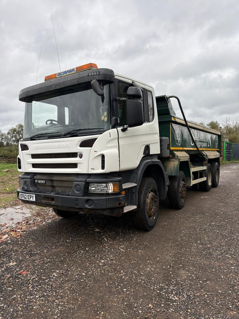 2013 Scania P-400 8x4 steel Tipper