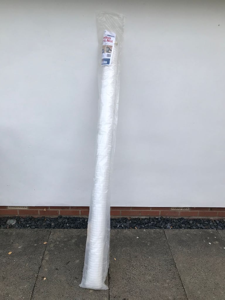 Insulation Support Netting Roll 2m x 100m White New