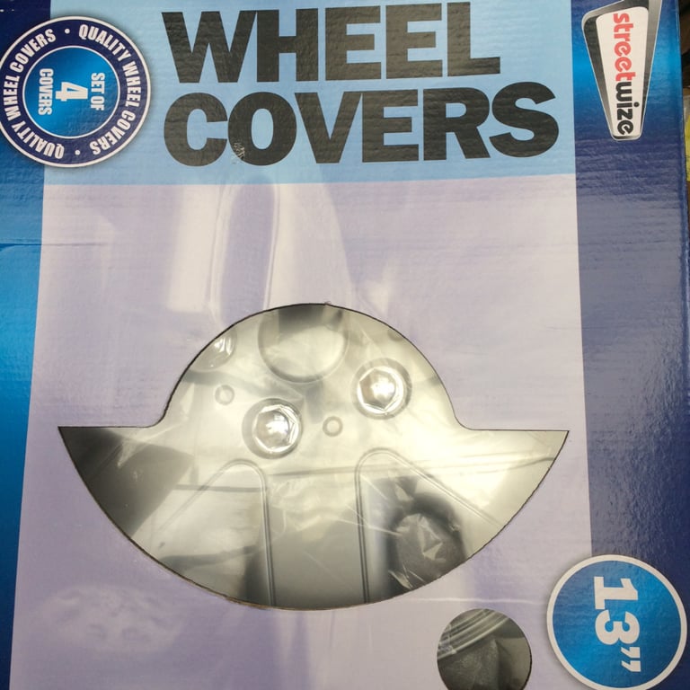 NEW 2x Hub Caps Yaris Auris Wheel Trims Toyota Yaris Auris 13in wheels