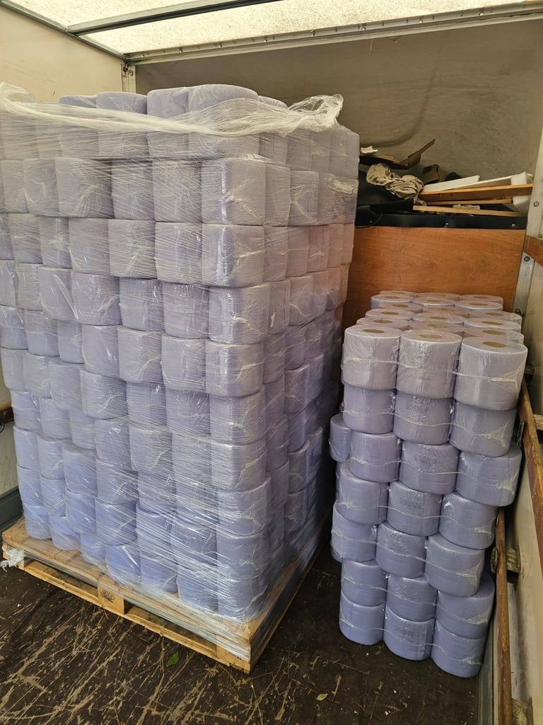 image for £6 SALE SALE!! Blue Roll Pack Of 6 ( See Description )