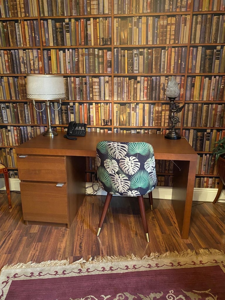 image for Desk and matching pair of cabinet drawers 
