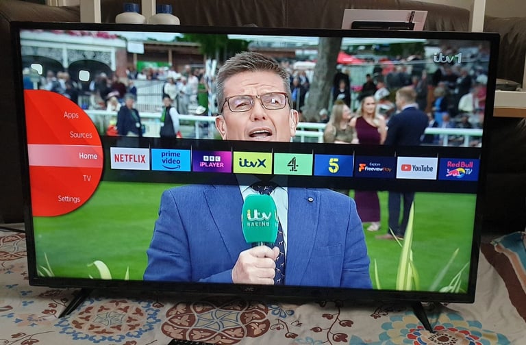 image for 40" JVC Smart tv with remote in nice condition 