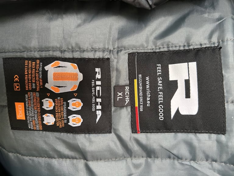 Richa Infinity 2 Pro waterproof motorbike jacket XL