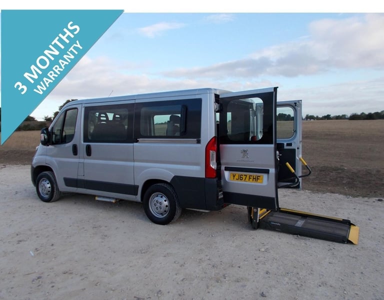 image for 2018 PEUGEOT BOXER 333 UTAH BLUE HDI 6 DOOR 6 SEAT DISABLED MOBILITY MINIBUS