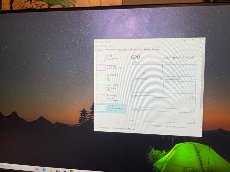 RTX 3060TI  32GB RAM Gaming Pc