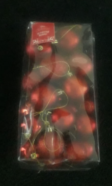 30 PIECES RED CHRISTMAS DECORATIONS