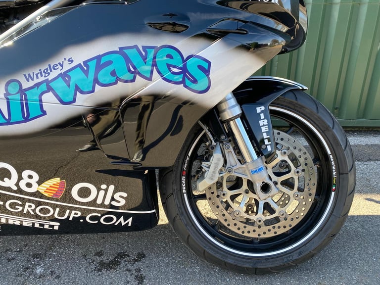 Ducati 749 Dark GSE Airwaves 2004 Black 749R Evocation 23k Belts Changed 