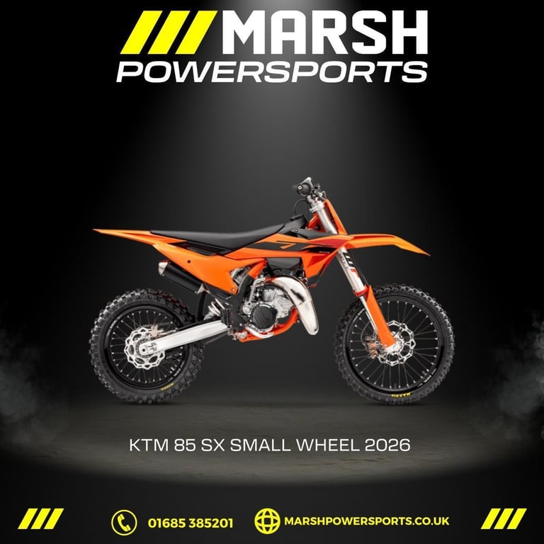 85 SX 17/14 2026 Model - KTM Main Dealer - Reserve NOW!